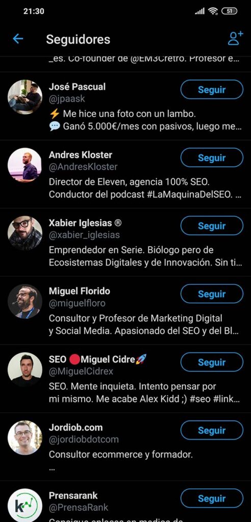 como conseguir seguidores en twitter