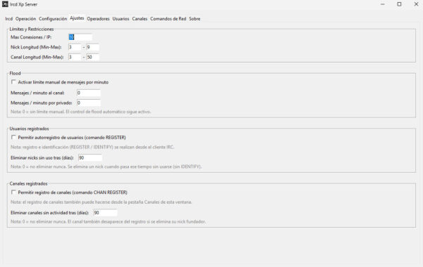 Ircd Xp Server, servidor personal de IRC