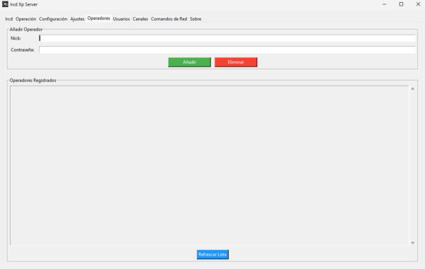 Ircd Xp Server, servidor personal de IRC