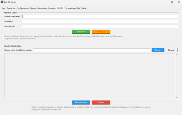 Ircd Xp Server, servidor personal de IRC