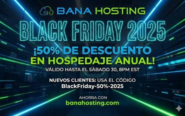 oferta banahosting 2025 black friday